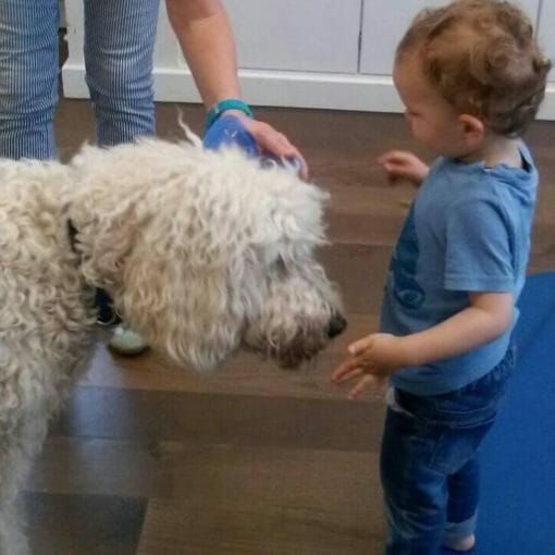 Leon mit Hund